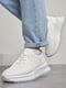 Кросівки білого кольору на шнурівці  | 6835382 | фото 2