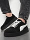 Кросівки чорно-білого кольору на шнурівці | 6835384 | фото 2