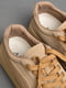Кросівки бежевого кольору на шнурівці  | 6835387 | фото 4