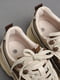 Кросівки коричневого кольору на шнурівці  | 6835388 | фото 4