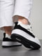 Кросівки чорно-бiлого кольору на шнурівці  | 6835390 | фото 3