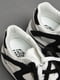 Кросівки біло-чорного кольору на шнурівці | 6835393 | фото 4