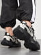 Кросівки чорно-бежевого кольору на шнурівці | 6835400 | фото 3