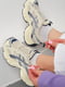 Кросівки молочного кольору на шнурівці  | 6835402 | фото 2