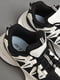 Кросівки чорно-білого кольору на шнурівці  | 6835404 | фото 4