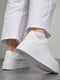 Кросівки білого кольору на шнурівці  | 6835408 | фото 3