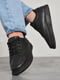 Кросівки чорного кольору на шнурівці  | 6835411 | фото 2