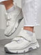 Кросівки білого кольору на липучках | 6835417 | фото 2