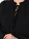 Шифонова чорна сукня А-силуету в горошок | 6835487 | фото 4