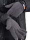 Флісові темно-сірі рукавички | 6835545 | фото 2