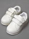 Кросівки білого кольору з липучками | 6835670 | фото 2