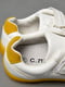 Кросівки жовто-білого кольору з липучками  | 6835671 | фото 4