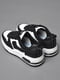 Кросівки чорно-білого кольору на шнурівці  | 6835707 | фото 3
