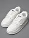 Кросівки білого кольору на шнурівці | 6835719 | фото 2