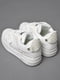 Кросівки білого кольору на шнурівці | 6835719 | фото 3