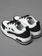 Кросівки чорно-білого кольору на шнурівці  | 6835723 | фото 3