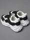 Кросівки чорно-білого кольору на шнурівці  | 6835724 | фото 3