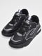 Кросівки чорного кольору на шнурівці  | 6835725 | фото 2