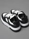 Кросівки чорно-білого кольору на шнурівці  | 6835727 | фото 3