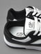 Кросівки чорно-білого кольору на шнурівці  | 6835727 | фото 5
