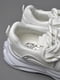 Кросівки білого кольору на шнурівці | 6835729 | фото 5