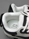 Кросівки чорно-білого кольору на шнурівці  | 6835736 | фото 5