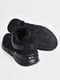 Текстильні чорні кросівки на шнурівці  | 6835753 | фото 3