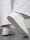Кеди текстильні білого кольору на шнурівці | 6835845 | фото 3