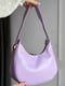 Стьобана фіолетова сумка із екошкіри | 6835892 | фото 2