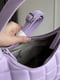 Стьобана фіолетова сумка із екошкіри | 6835909 | фото 3
