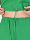 Костюм зеленого кольору з принтом: футболка та штани | 6835995 | фото 4