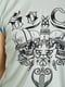 Сіра підліткова футболка з принтом і капюшоном | 6836100 | фото 4