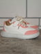 Біло-рожеві кросівки з липучками | 6823490 | фото 6