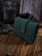 Зелений шкіряний гаманець | 6838193 | фото 8