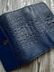 Синій гаманець зі шкіри крокодила | 6838258 | фото 3