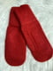 Напіввовняні червоні рукавиці | 6837087 | фото 2