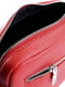 Шкіряна червона сумка через плече | 6837250 | фото 3