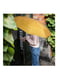 Зонт желтый с принтом | 6837782