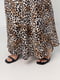 Атласная юбка с леопардовым принтом | 6838503 | фото 4
