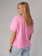 Трикотажная розовая футболка с надписью Weekender | 6838532 | фото 2
