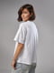Трикотажна біла футболка з написом Jil Sander | 6838592 | фото 2