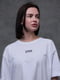 Біла футболка  Оверсайз з принтом | 6839391 | фото 4