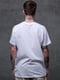 Біла футболка  Оверсайз з принтом | 6839411 | фото 4