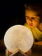 Світильник у вигляді місяця 3D біла 10 см | 6838841 | фото 6