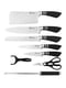 Набір ножів з підставкою з нержавіючої сталі | 6839272 | фото 6