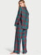 Зелена картата піжама: сорочка і штани | 6839570 | фото 2