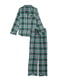 Зелена картата піжама: сорочка і штани | 6839574 | фото 3