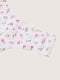 Мереживні білі труси-стрінги з квітковим принтом | 6839963 | фото 4