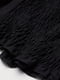 Укороченная черная блуза с присборенным лифом | 5948000 | фото 2