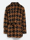 Куртка коричнева з візерунком | 6620105 | фото 4